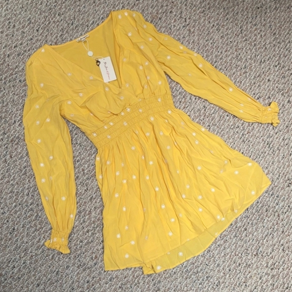 For Love and Lemons Yellow Dress - Picture 1 of 3